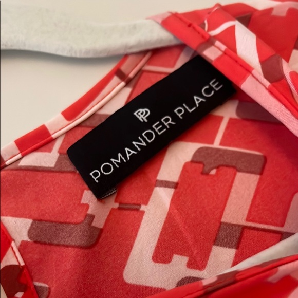 Red Geometric Pattern Dress - Picture 2 of 5